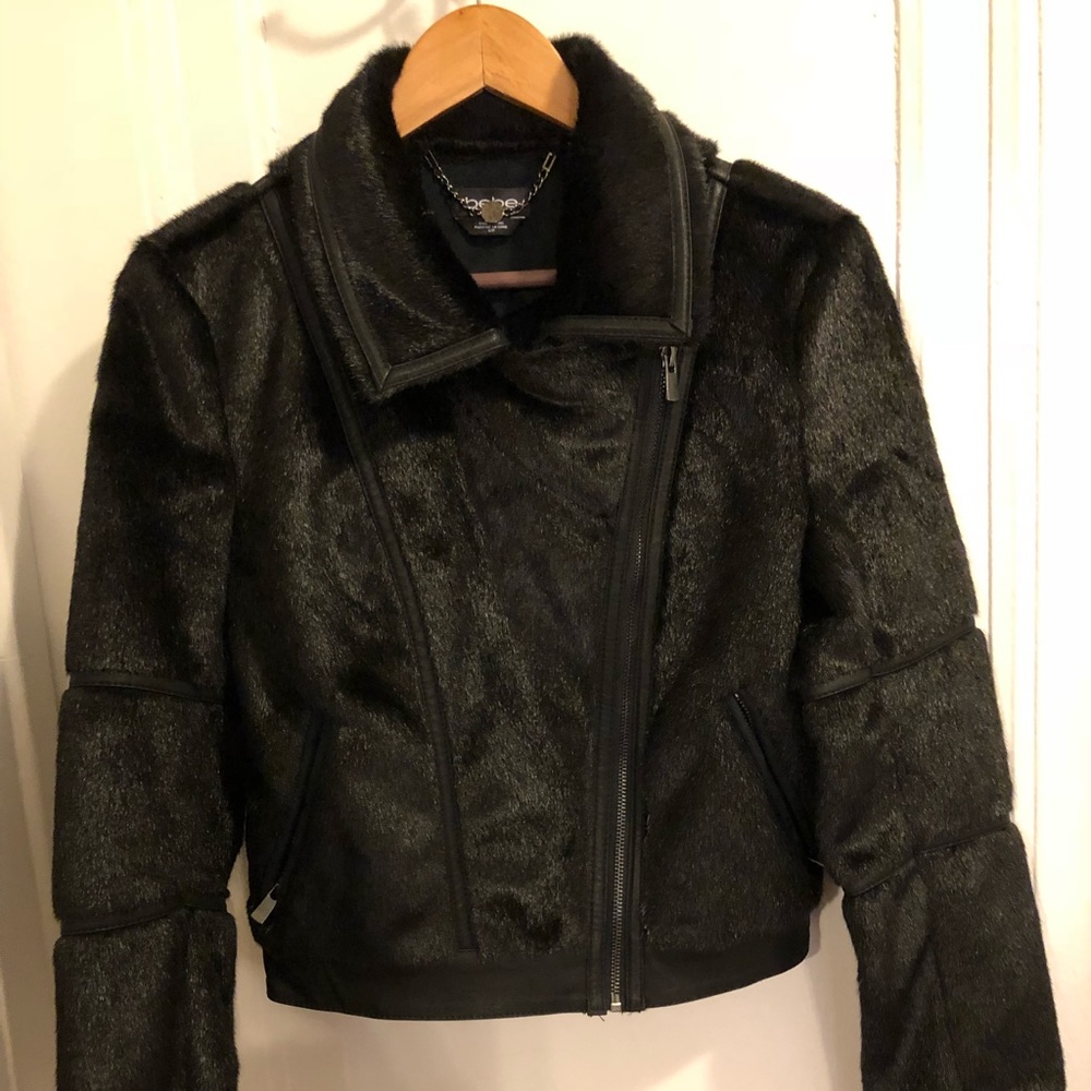 Faux fur jacket